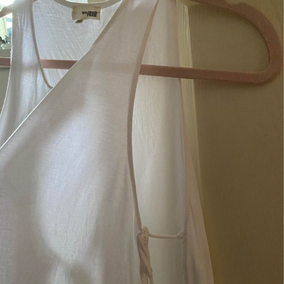 Aritzia - Wilfred Free Amalie White Side Tie Top - Picture 2 of 3